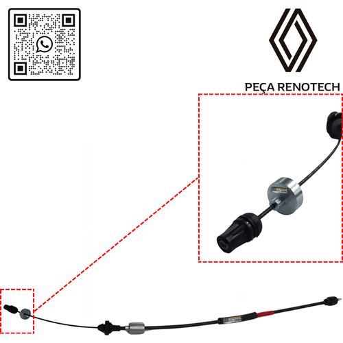 RN 307060-NX 8200694035 CABO DE EMBREAGEM KANGOO - 3